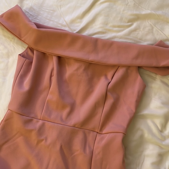 Lulus Aveline Mauve Pink Off-the-Shoulder Maxi Dress - Picture 5 of 6